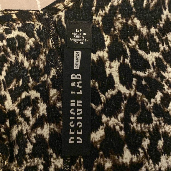 Design Lab Lord &Taylor leopard print cami size small - Picture 4 of 6